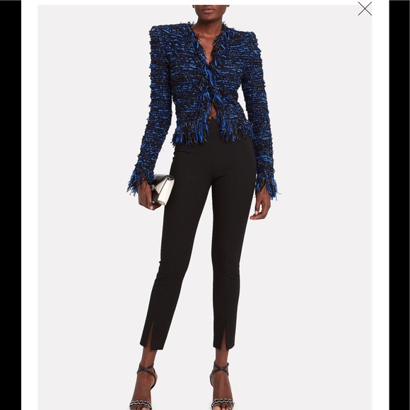 Balmain blazer suit Fringed Glitter Bouclé Jacket 🖤 - Picture 3 of 15